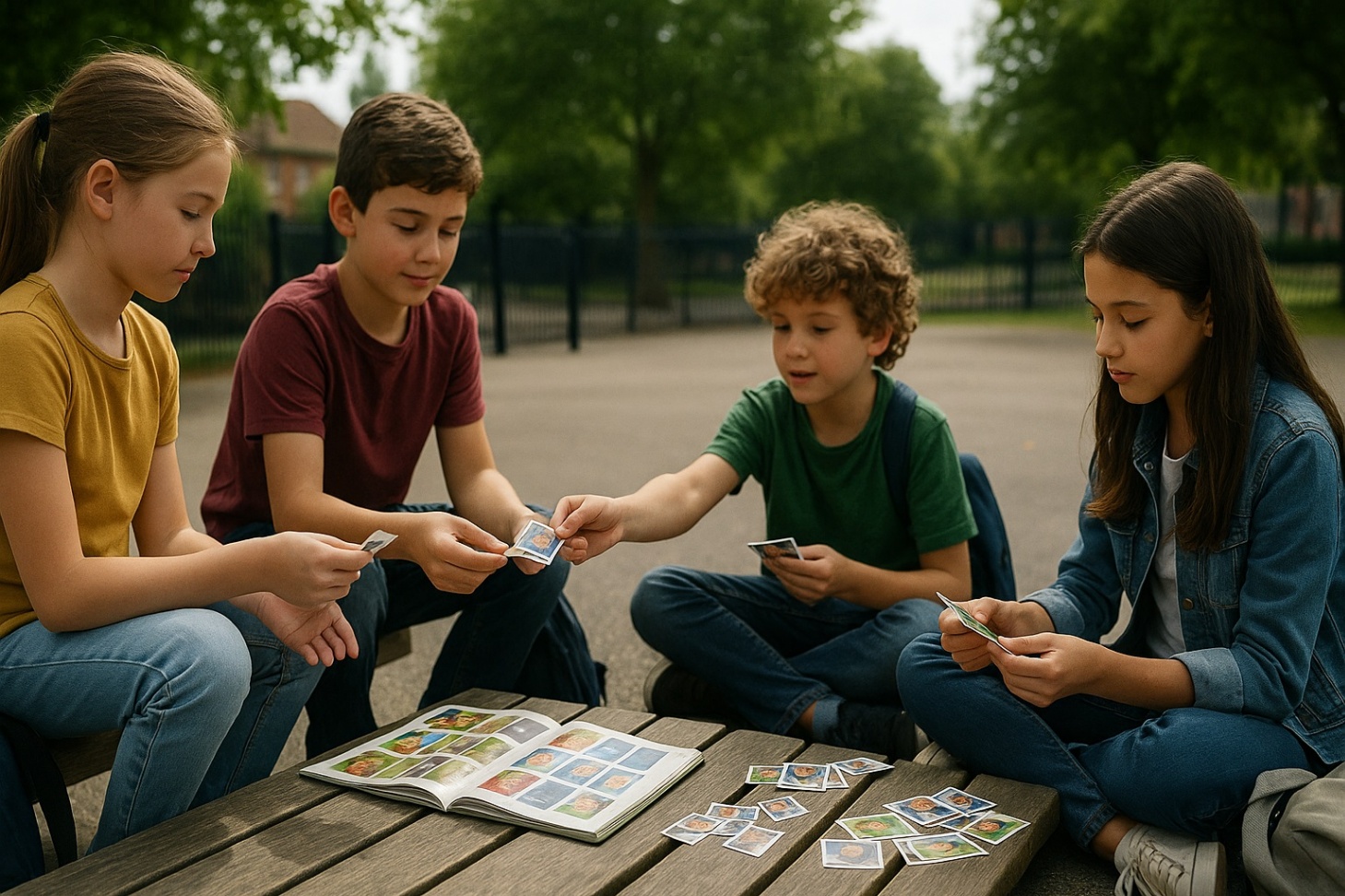 The Culture of Sticker Trading in Schools and Parks