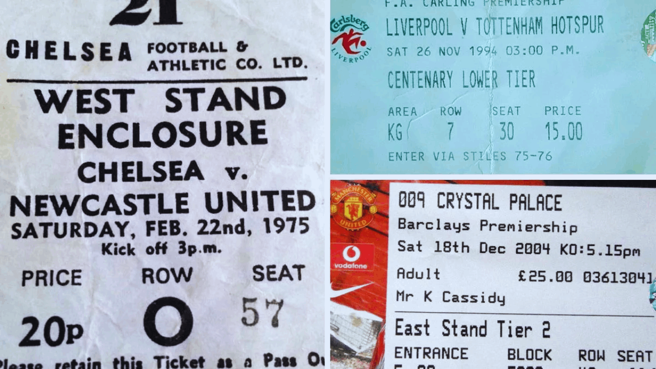 The Market for Old Football Tickets