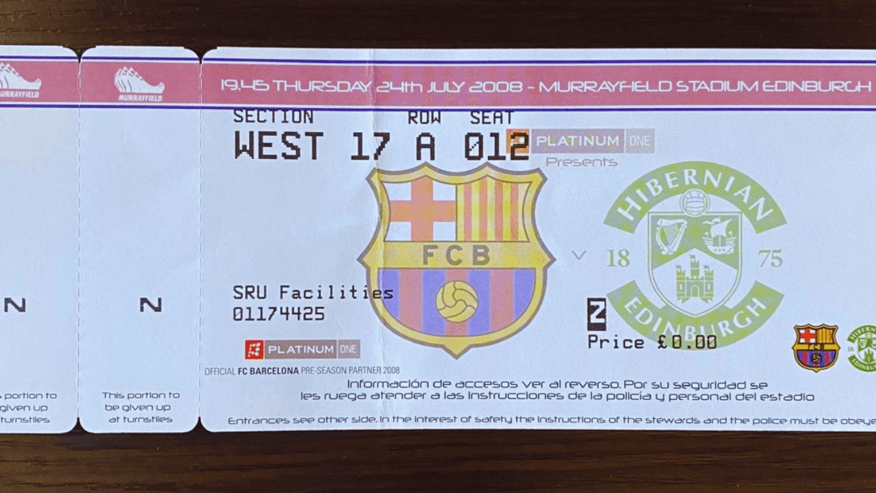 The Market for Old Football Tickets