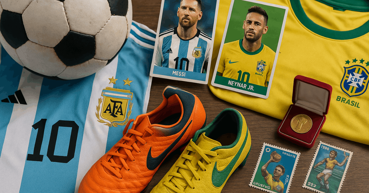 The Most Iconic Objects From Argentine and Brazilian Football