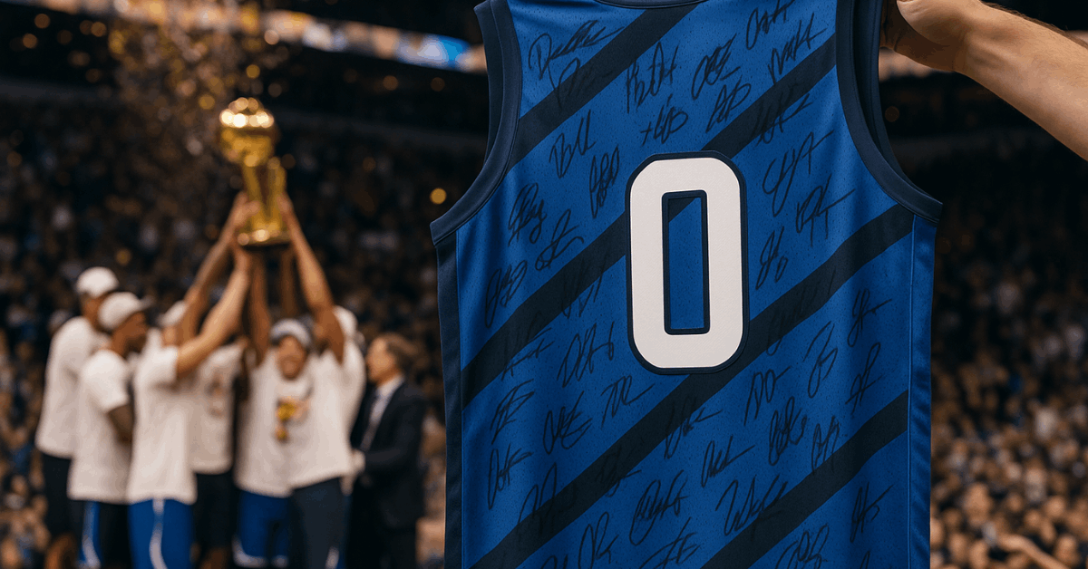 The Market for Autographed Shirts From Champion Teams