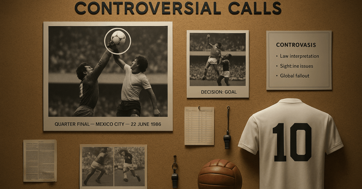 Curious Stories of Controversial Refereeing