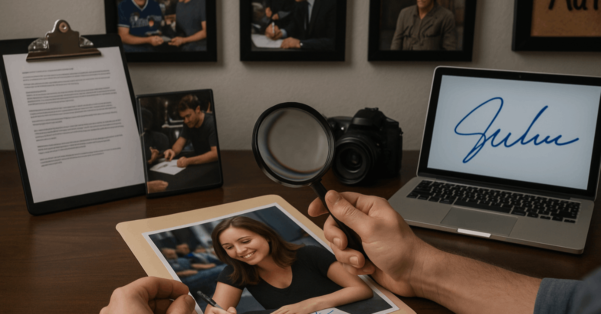 How to Verify the Authenticity of Autographs
