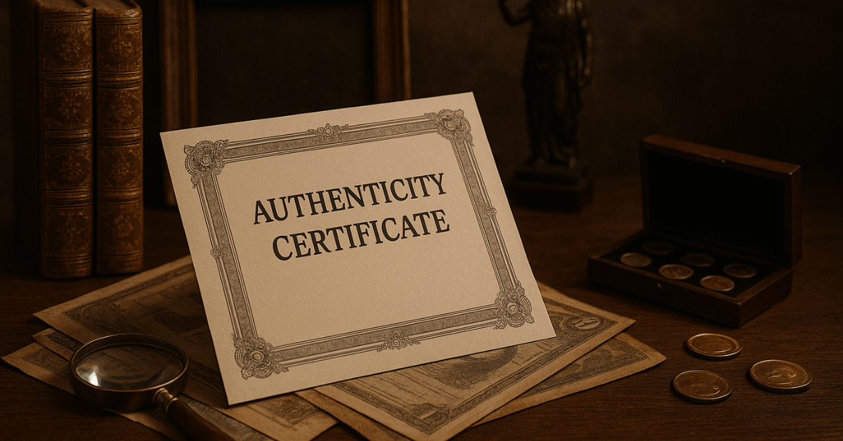 The Importance of Authenticity Certificates in Collections