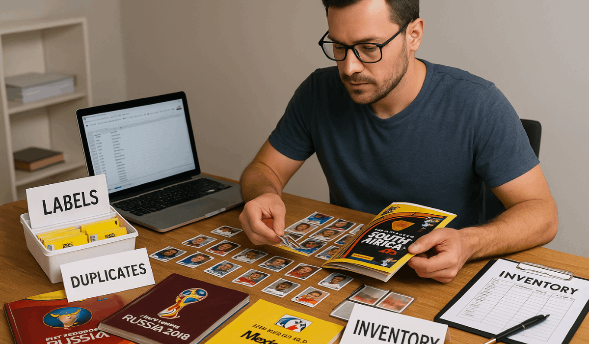 How to Organize and Protect Old Sticker Albums