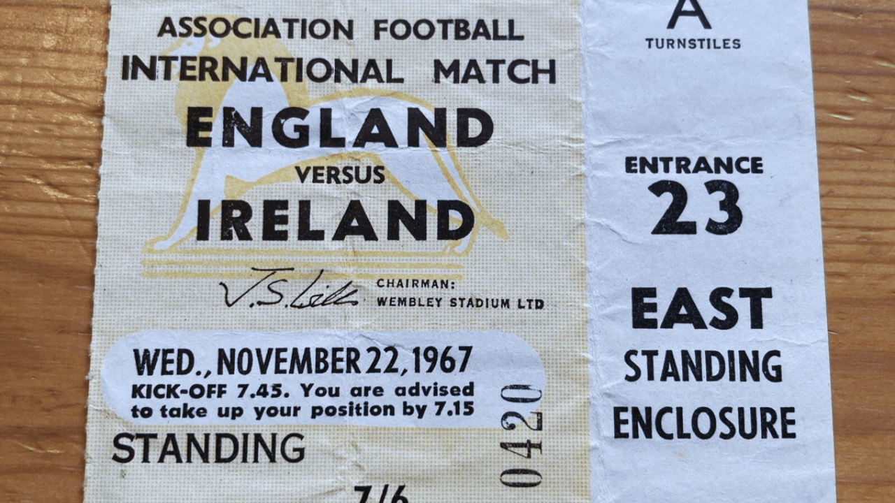 The Market for Old Football Tickets